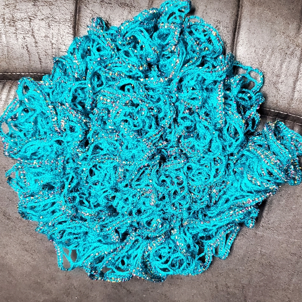 Handmade Ruffle Scarf ~ Longtail Skipper - Picture 2 of 2